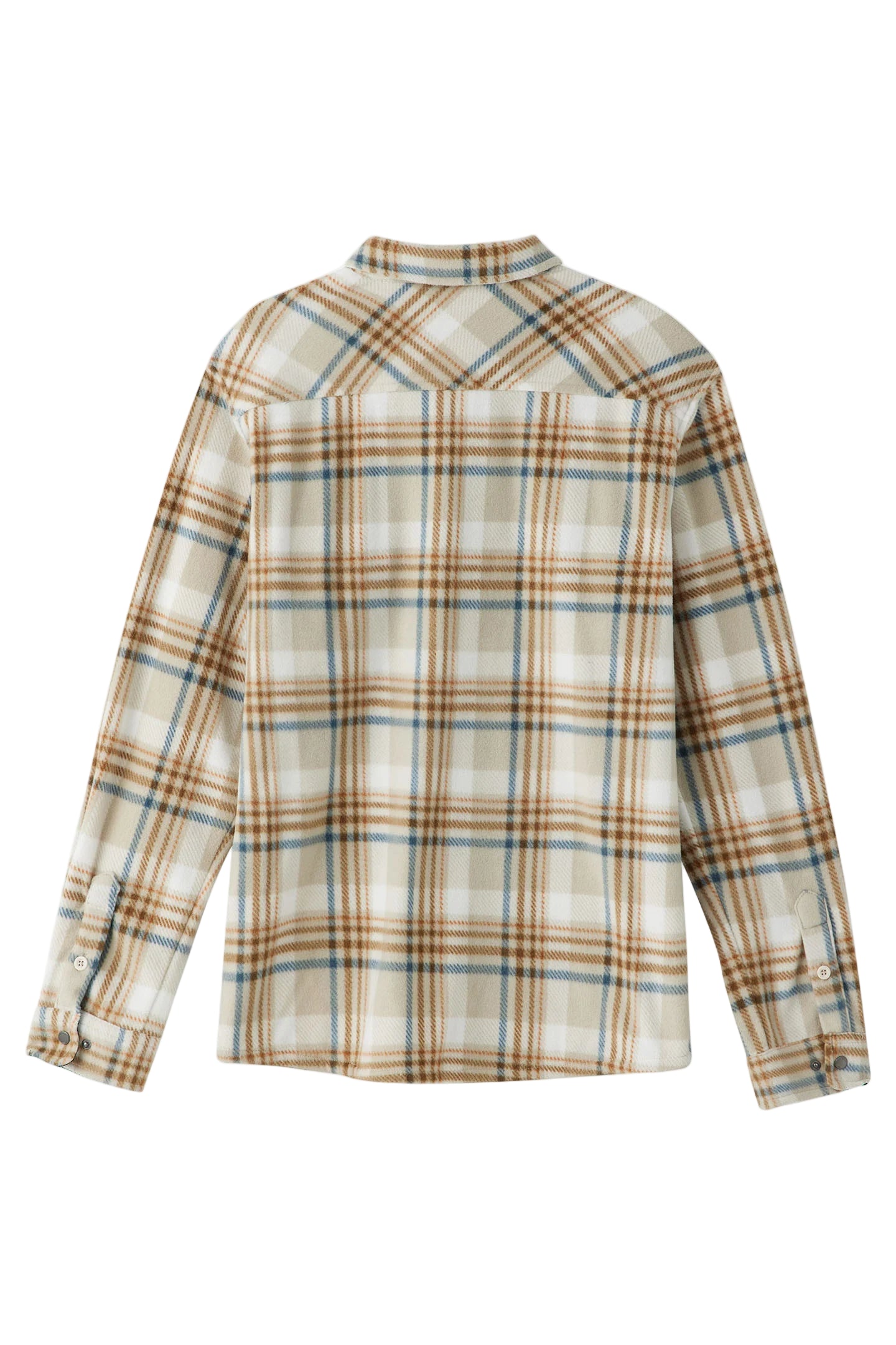 O'Neill Mens Glacier Plaid Superfleece Standard Fit Shirt