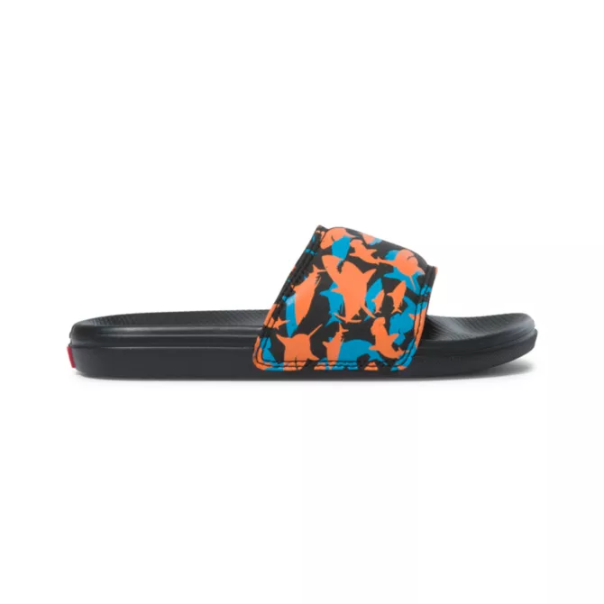 Vans Boy's La Costa Glow Shark Slide-On Sandals