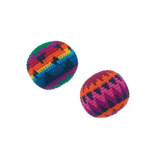 Hacky Sack Guatemalan Woven Crochet Footbag (Assorted Colors)
