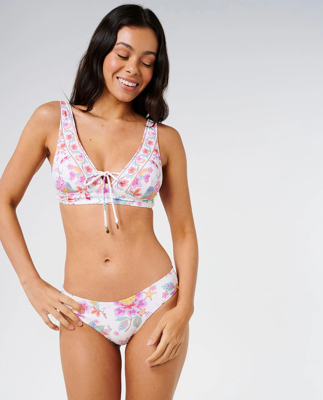 Rip Curl Women's Half Moon Bay Full Bikini Bottom