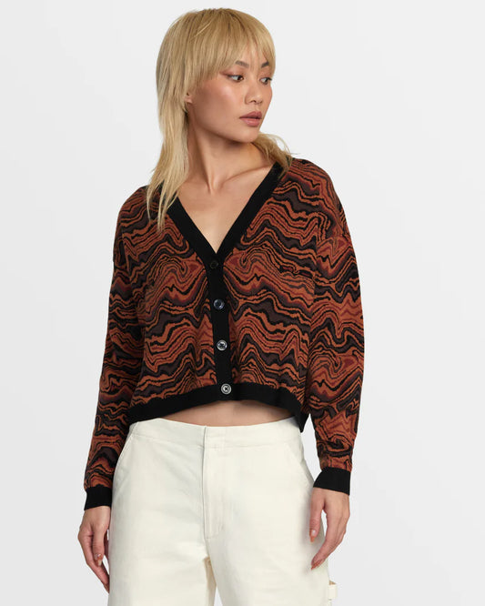 RVCA Womens Happy Hour Cardigan