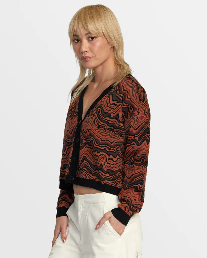 RVCA Womens Happy Hour Cardigan