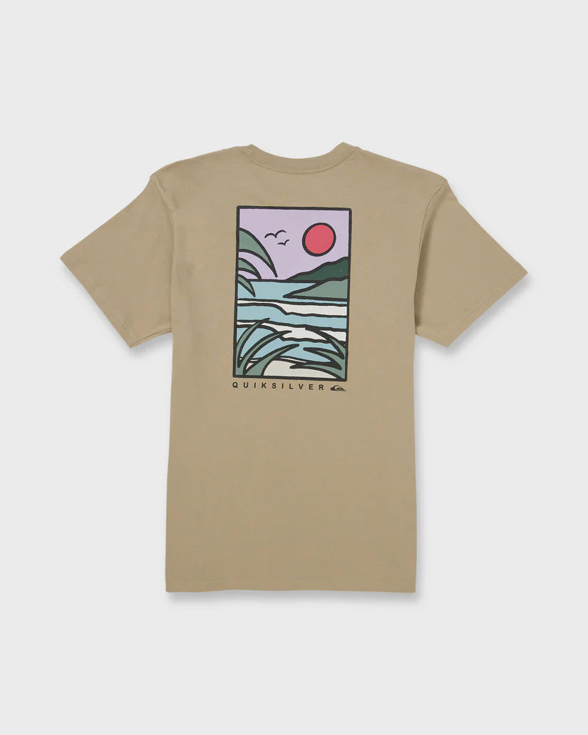 Quiksilver Mens Happy Trails Short Sleeve T-Shirt