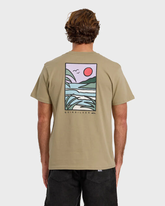 Quiksilver Mens Happy Trails Short Sleeve T-Shirt