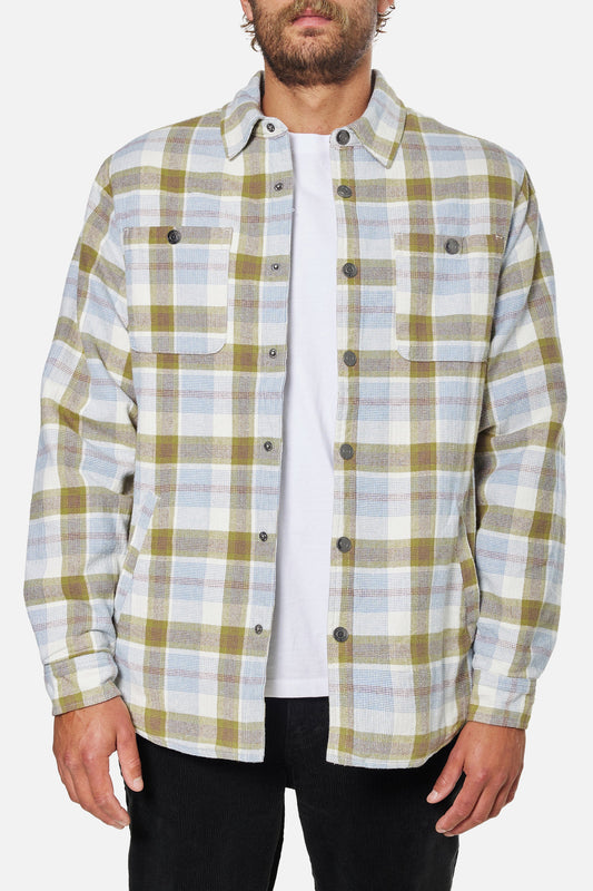 Katin Men's Harold Sherpa Lined Flannel Shirt Jacket