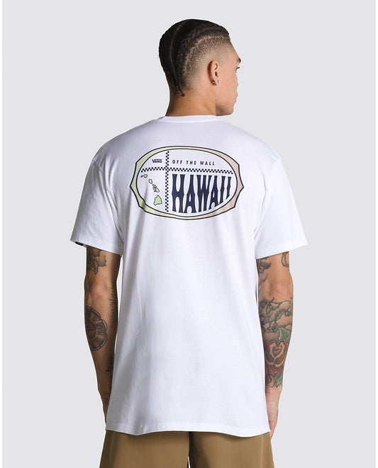 Vans Mens Hawaii Islands Logo Lock Up Short Sleeve T-Shirt