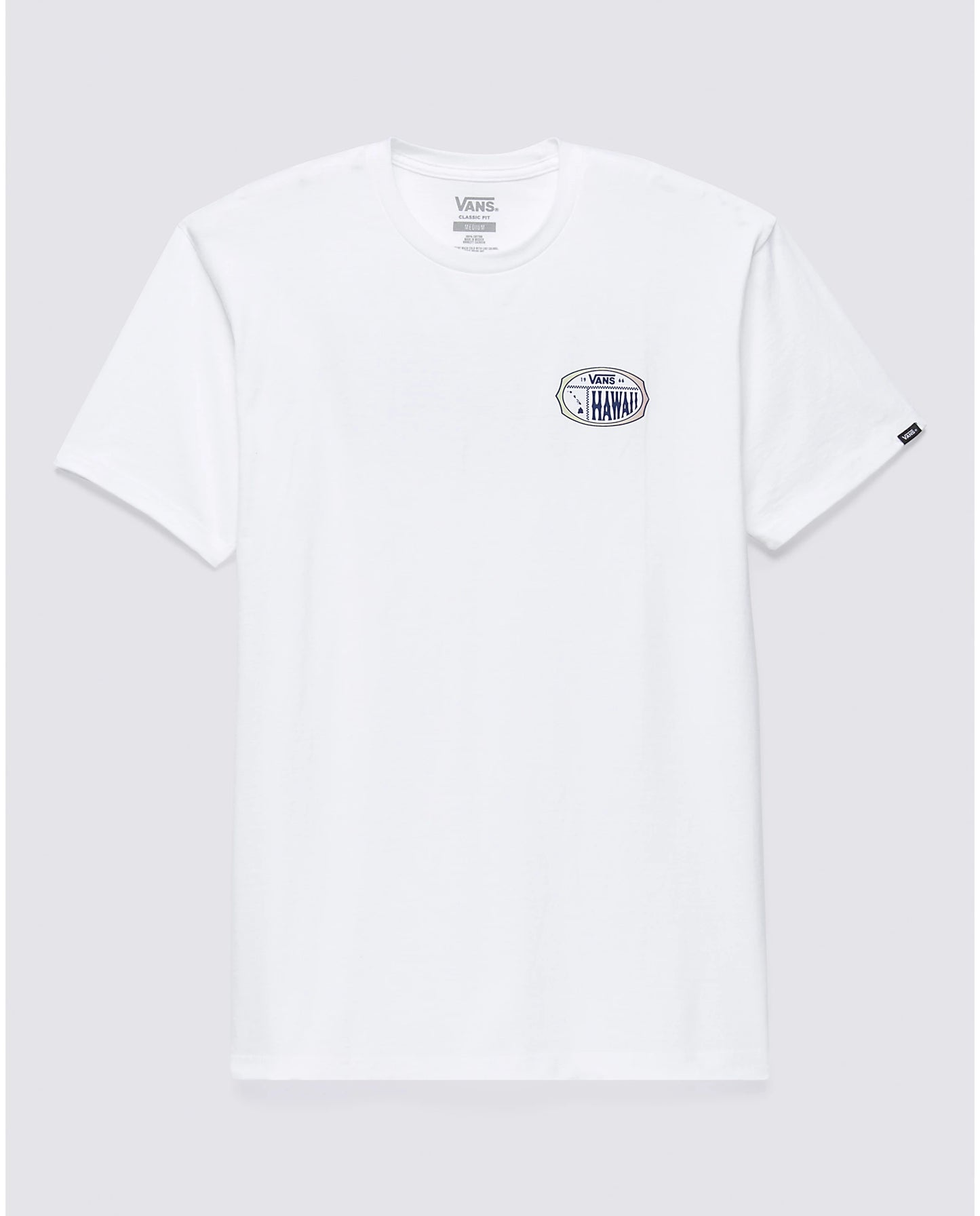 Vans Herren Hawaii Islands Logo Lock Up Kurzarm-T-Shirt