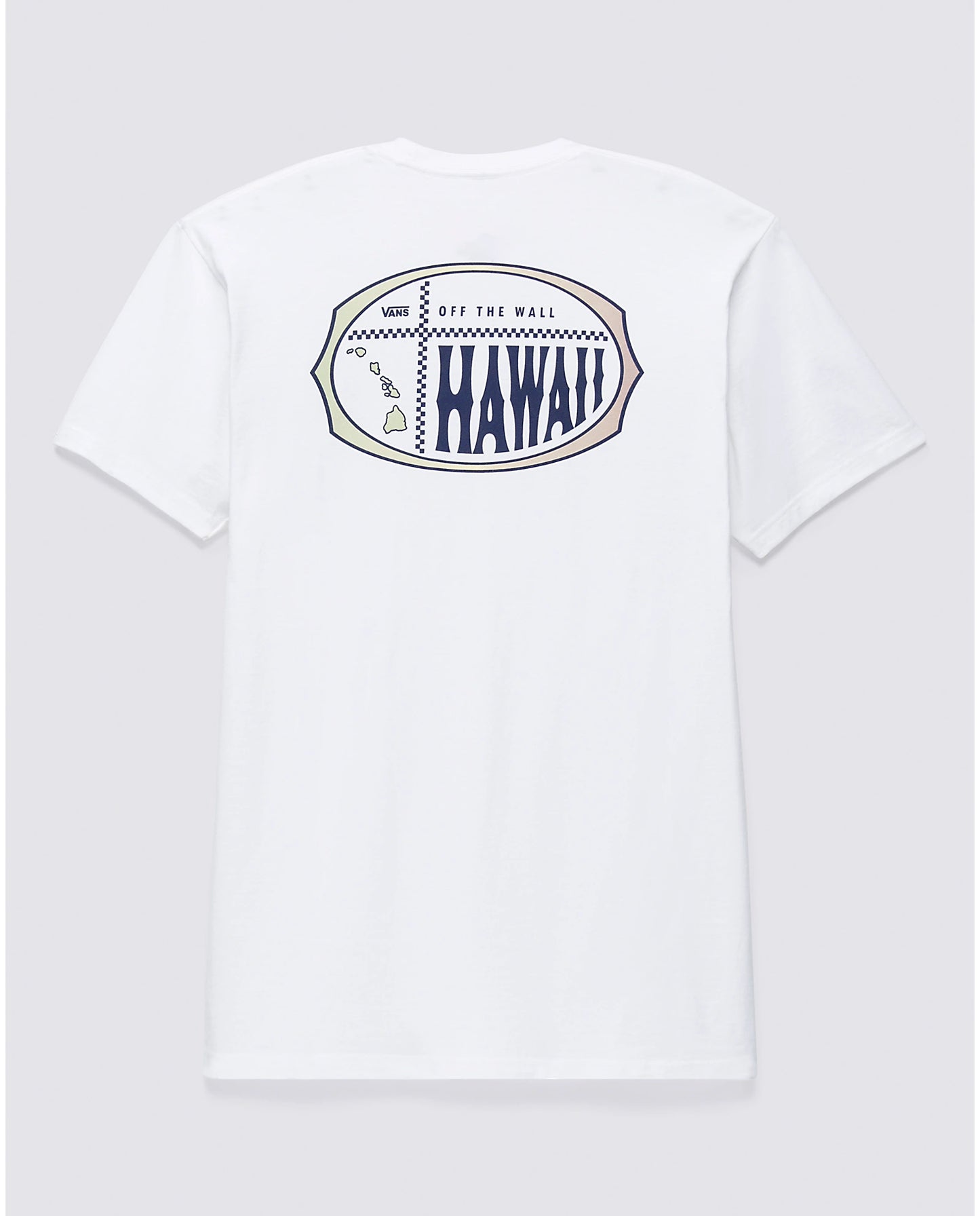 Vans Mens Hawaii Islands Logo Lock Up Short Sleeve T-Shirt