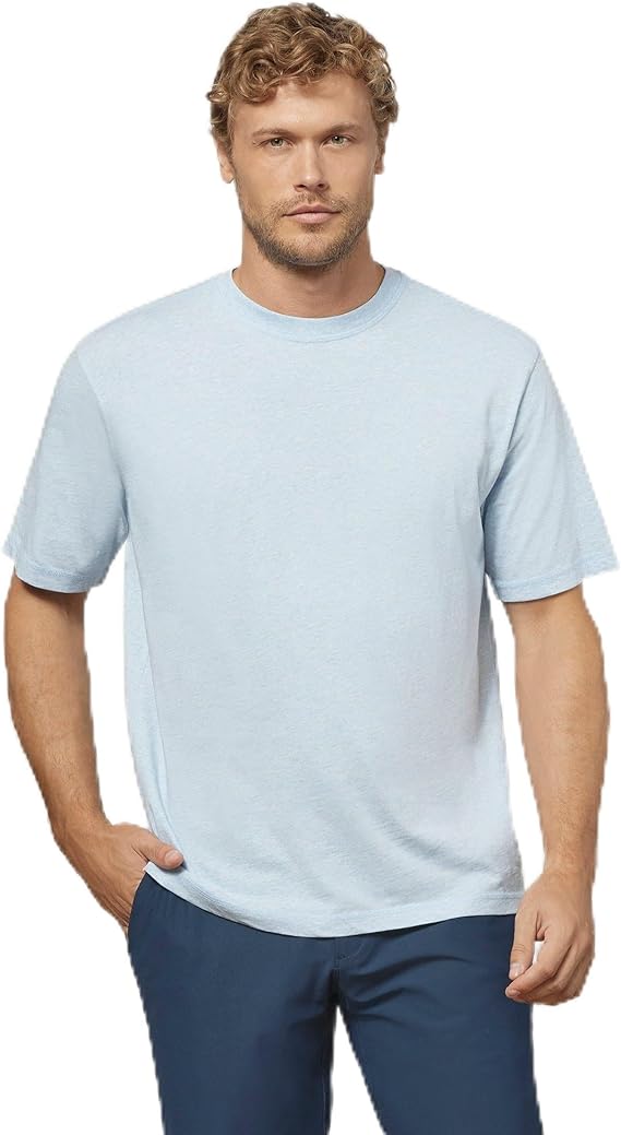 johnnie-O Mens Heathered Spencer Short Sleeve T-Shirt