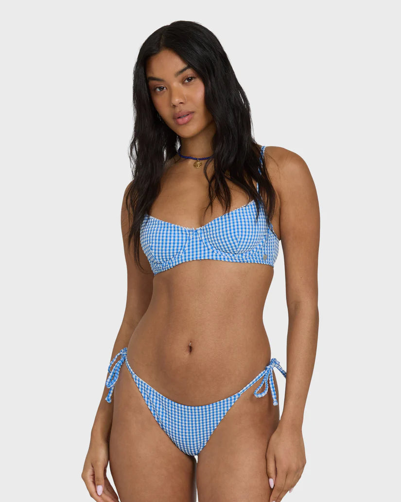 Billabong Women's Mini Wave Check Helena Underwire Bikini Top