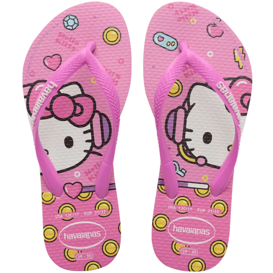 Sandales Havaianas Slim Hello Kitty pour filles