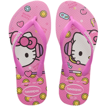 Charger l&#39;image dans la galerie, Sandales Havaianas Slim Hello Kitty pour filles