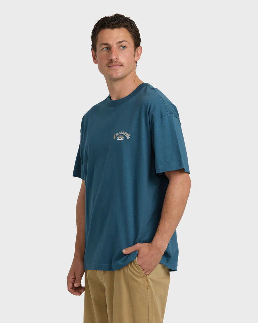 Billabong Mens Heritage Arch Short Sleeve T-Shirt
