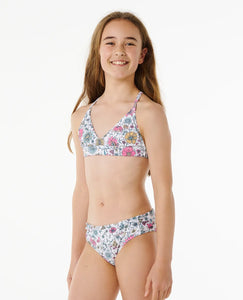 Rip Curl Mädchen Hibiscus Heat 2-teiliges Bikini-Set