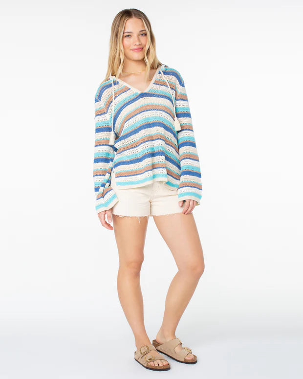 Roxy Womens Capri Hippie Love Multi Hoodie