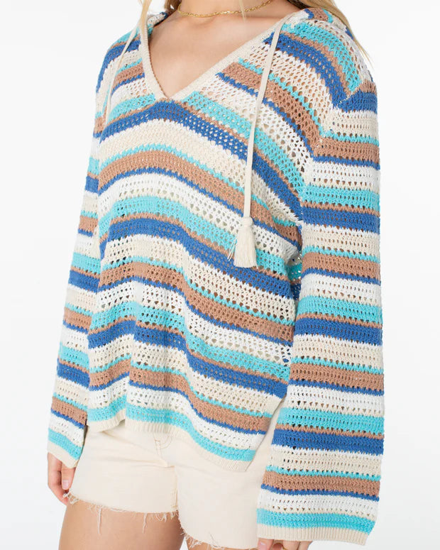 Roxy Womens Capri Hippie Love Multi Hoodie