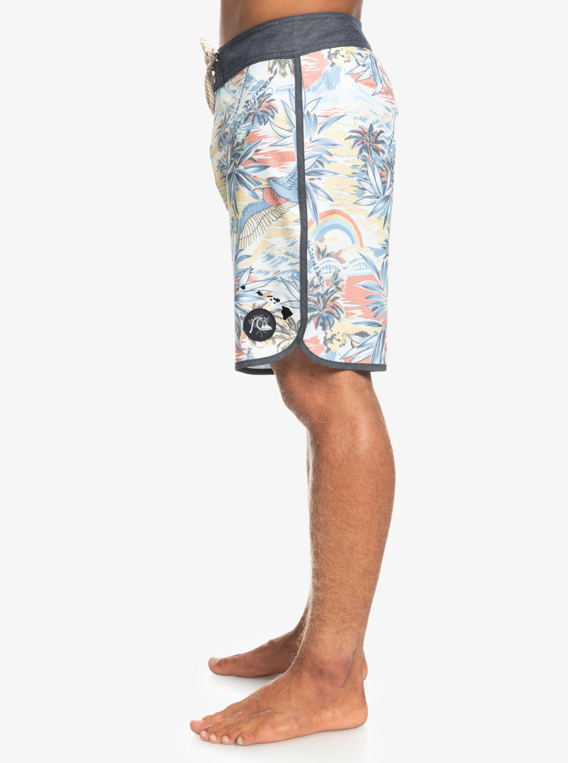 Boardshort Quiksilver Hempstretch Hawaii Scallop 19" pour homme