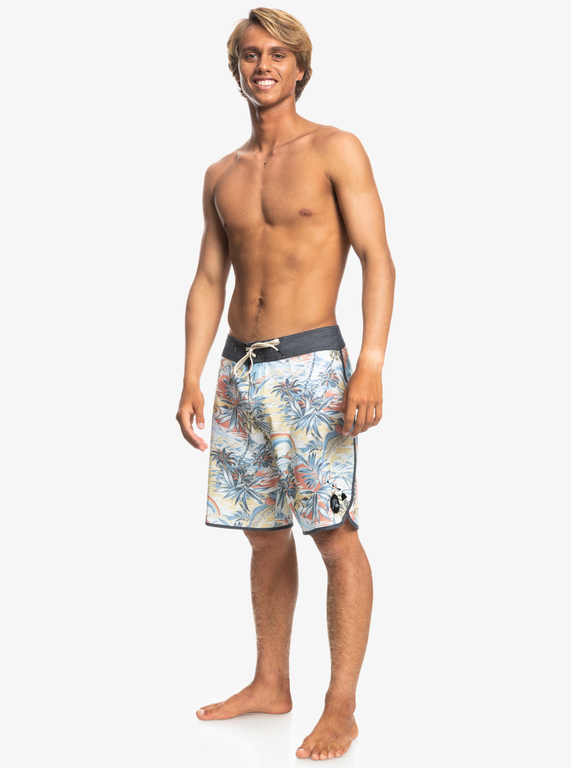 Boardshort Quiksilver Hempstretch Hawaii Scallop 19" pour homme