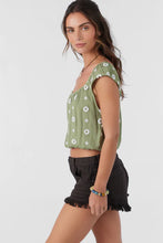 Load image into Gallery viewer, O&#39;Neill Womens Hughes Embroidered Geo Top