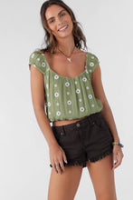 Load image into Gallery viewer, O&#39;Neill Womens Hughes Embroidered Geo Top