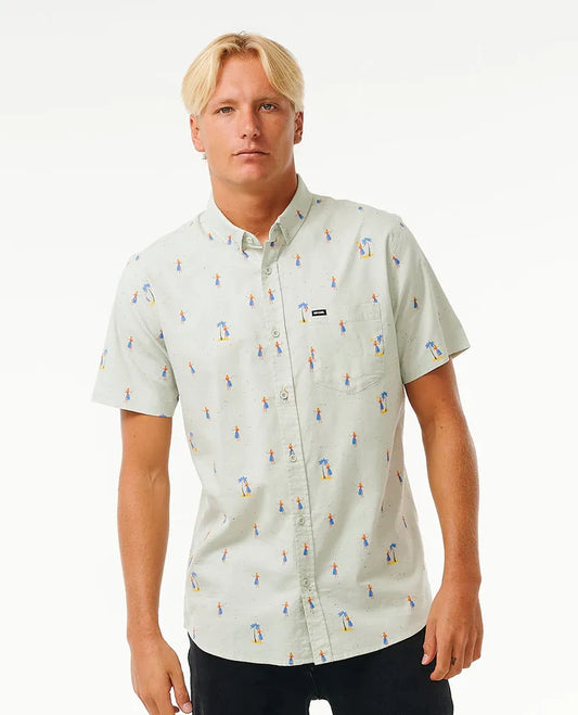 Rip Curl Mens Hula Breach Short Sleeve Shirt