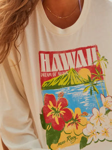 T-shirt à manches longues Hawaiian Vacay pour femme de Roxy