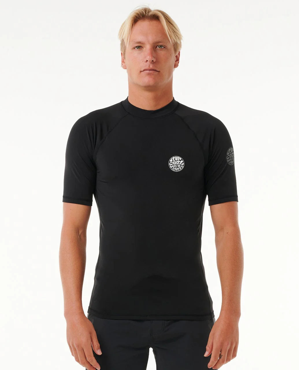Rip Curl Mens Icon UPF Brushed Short Sleeve Rashguard