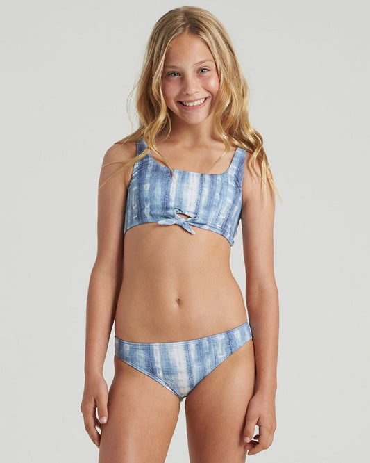 Billabong Girl's In A Wave Tie Tank 2 Piece Bikini Set