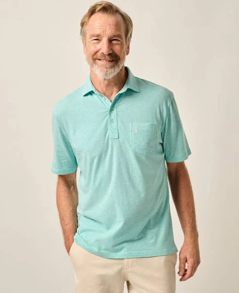 johnnie-O Mens Original 4-Button Polo - Heathered 2.0