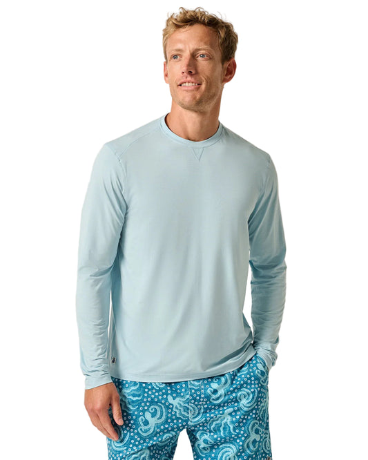 Johnnie-O Mens Basin Performance UPF Long Sleeve Sun Shirt