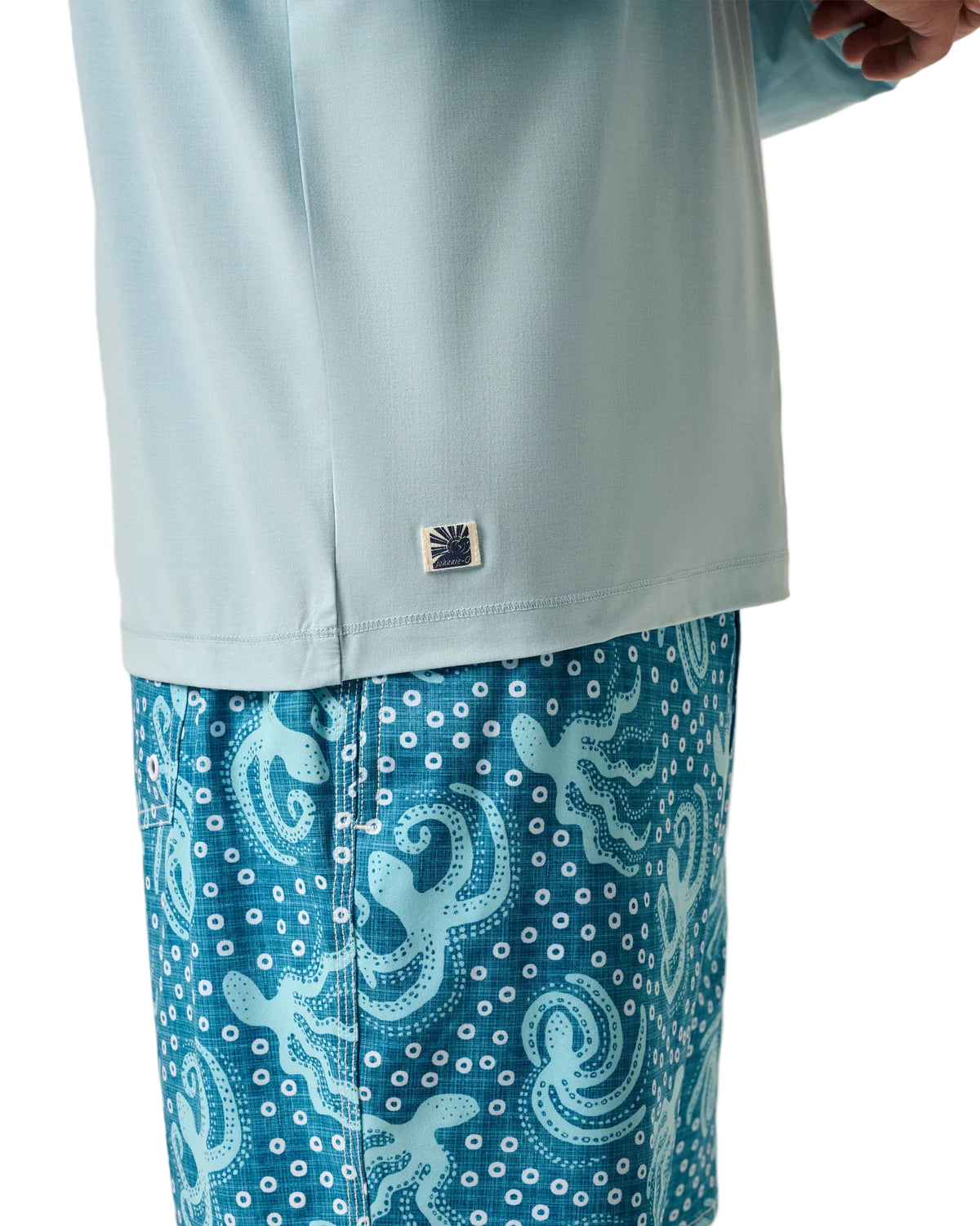 Johnnie-O Mens Basin Performance UPF Long Sleeve Sun Shirt