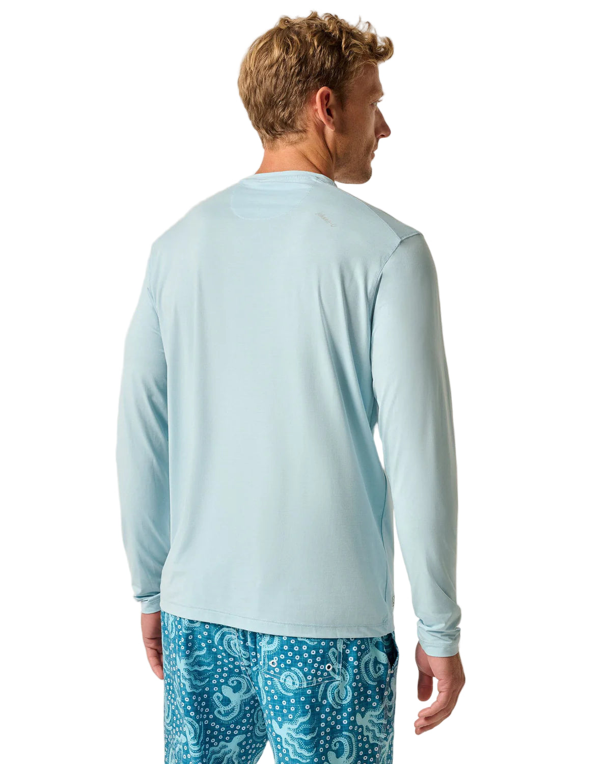 Johnnie-O Mens Basin Performance UPF Long Sleeve Sun Shirt