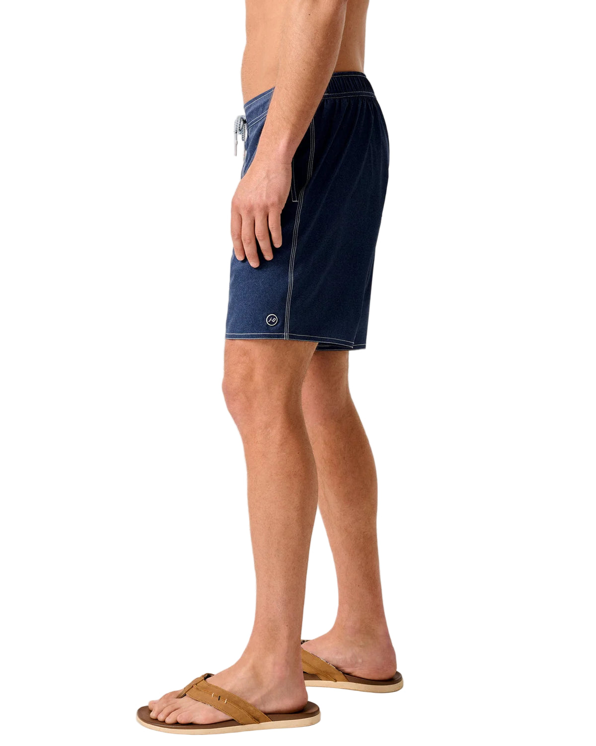 Johnnie-O Mens Ginn Half Elastic 7" Surf Shorts