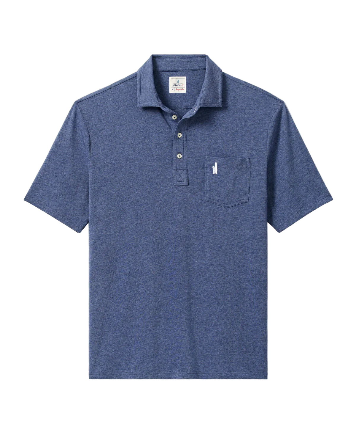 Johnnie-O Mens Heathered Original 2.0 Short Sleeve Polo Shirt