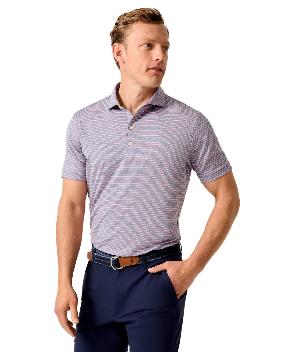 Johnnie-O Mens Michael Short Sleeve Polo Shirt