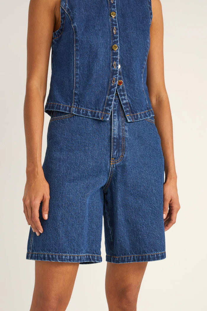 Rhythm Womens Gia Denim Jorts