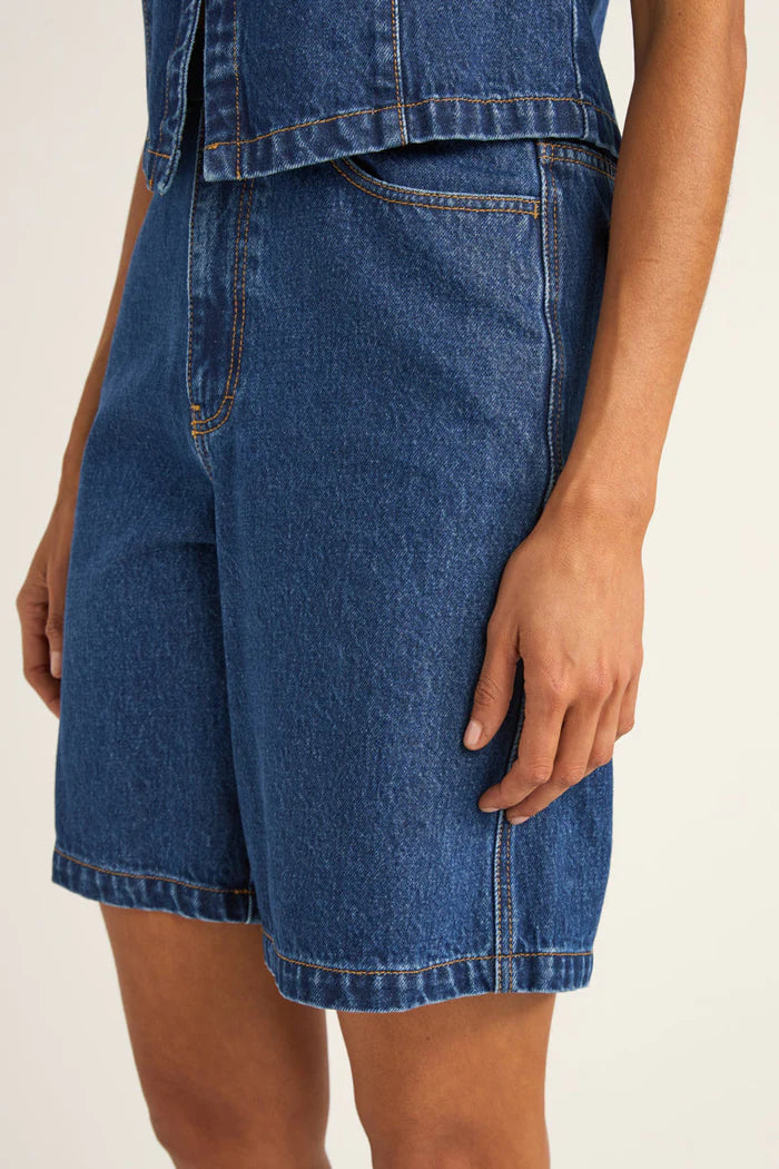 Rhythm Womens Gia Denim Jorts