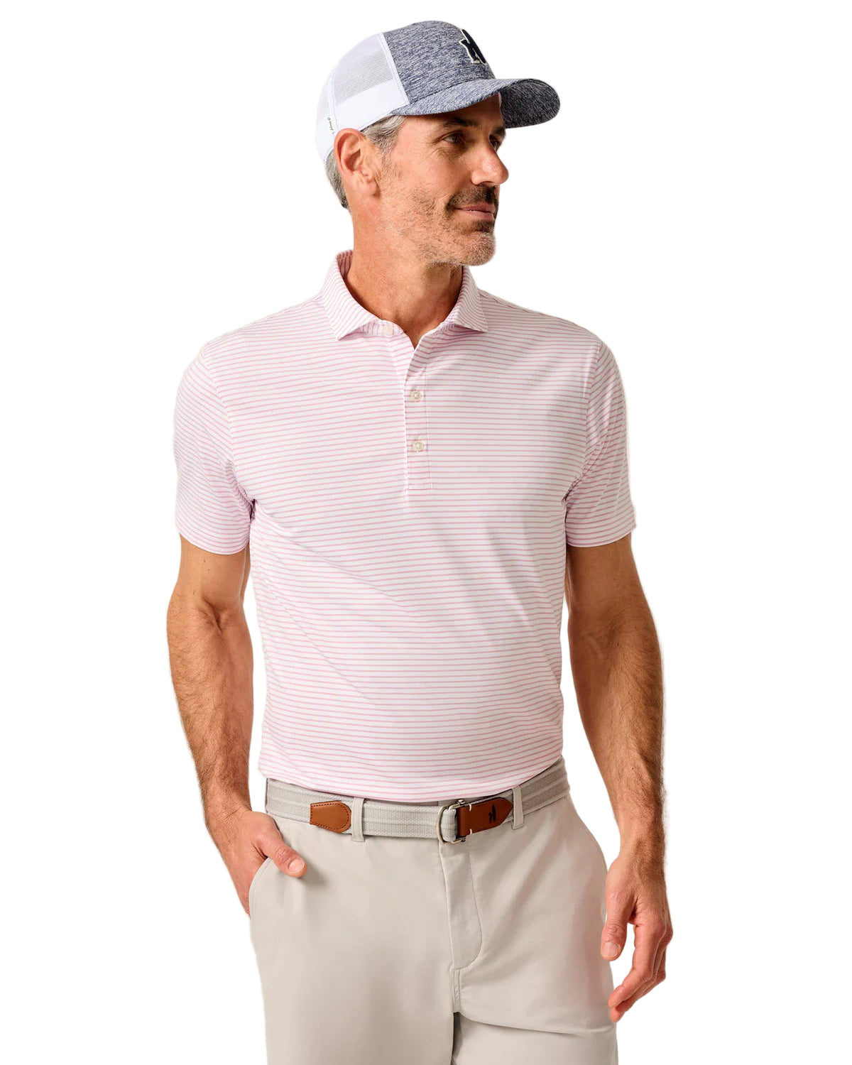 Johnnie-O Mens Michael Short Sleeve Polo Shirt