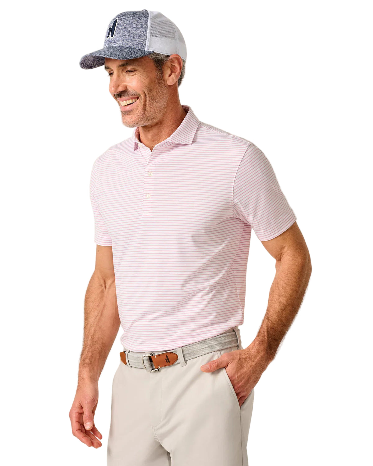 Johnnie-O Mens Michael Short Sleeve Polo Shirt