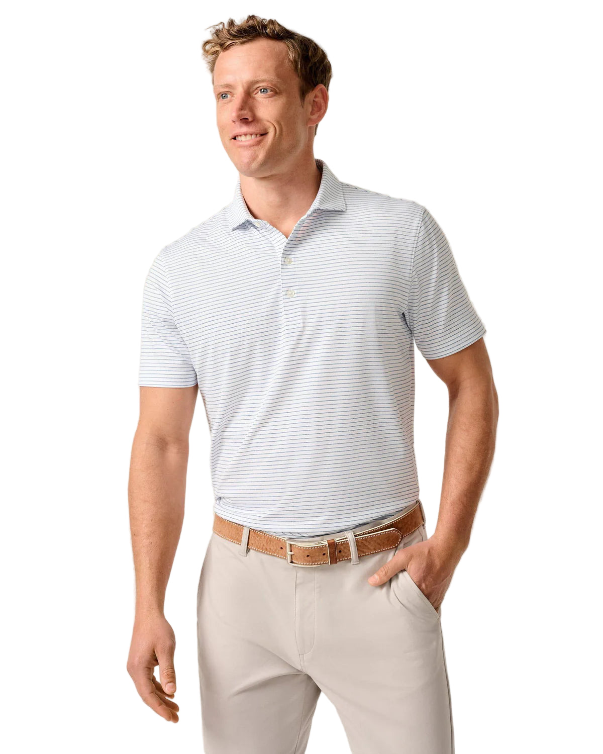 Johnnie-O Mens Michael Short Sleeve Polo Shirt