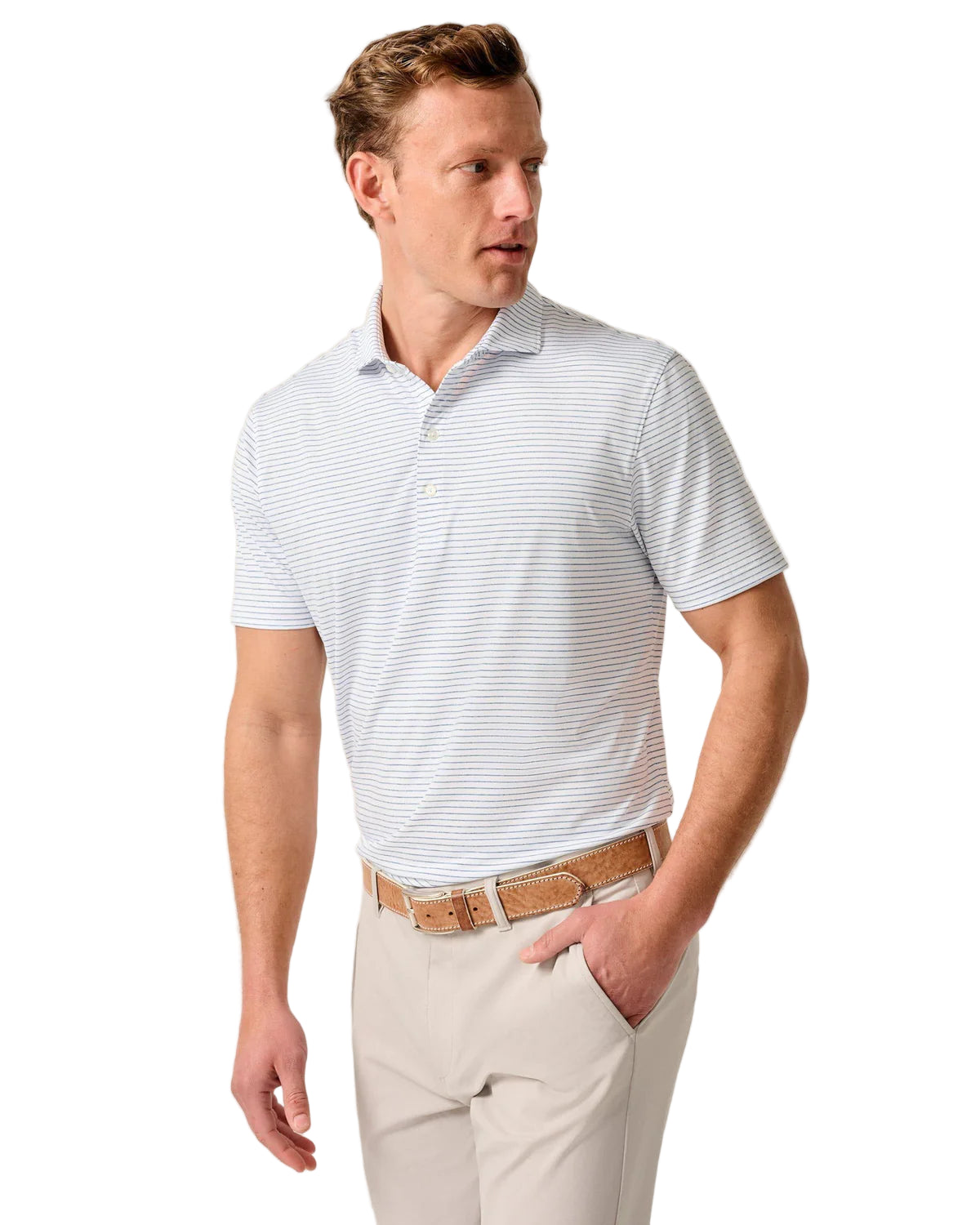 Johnnie-O Mens Michael Short Sleeve Polo Shirt