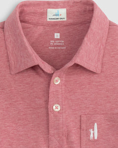 johnnie-O Boys Heathered Original Short Sleeve Polo Shirt
