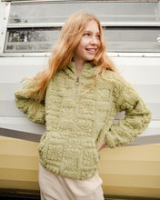 Load image into Gallery viewer, Billabong Girl&#39;s Just In Time Half Zip Pullover Fleece Sweatshirt