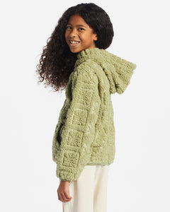 Billabong Girl's Just In Time Half Zip Pullover Fleece Sweatshirt