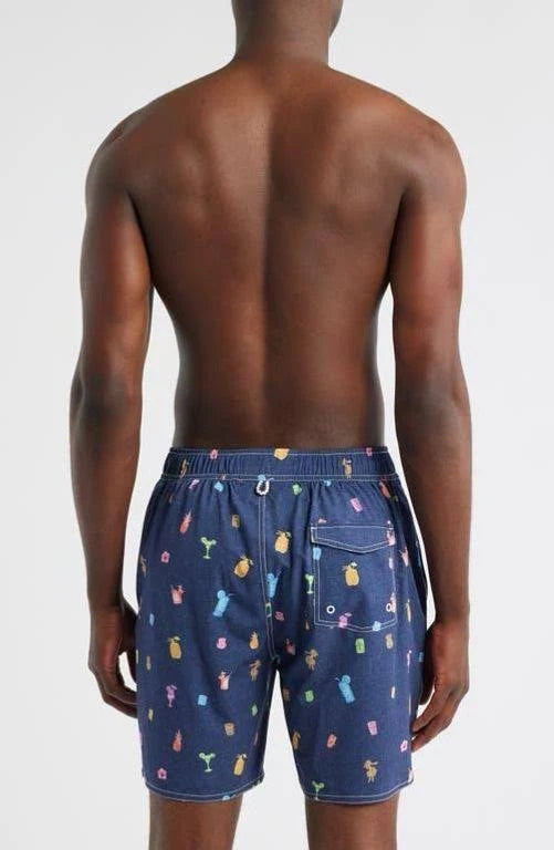 johnnie-O Mens Kanaloa Half Elastic 7" Surf Shorts