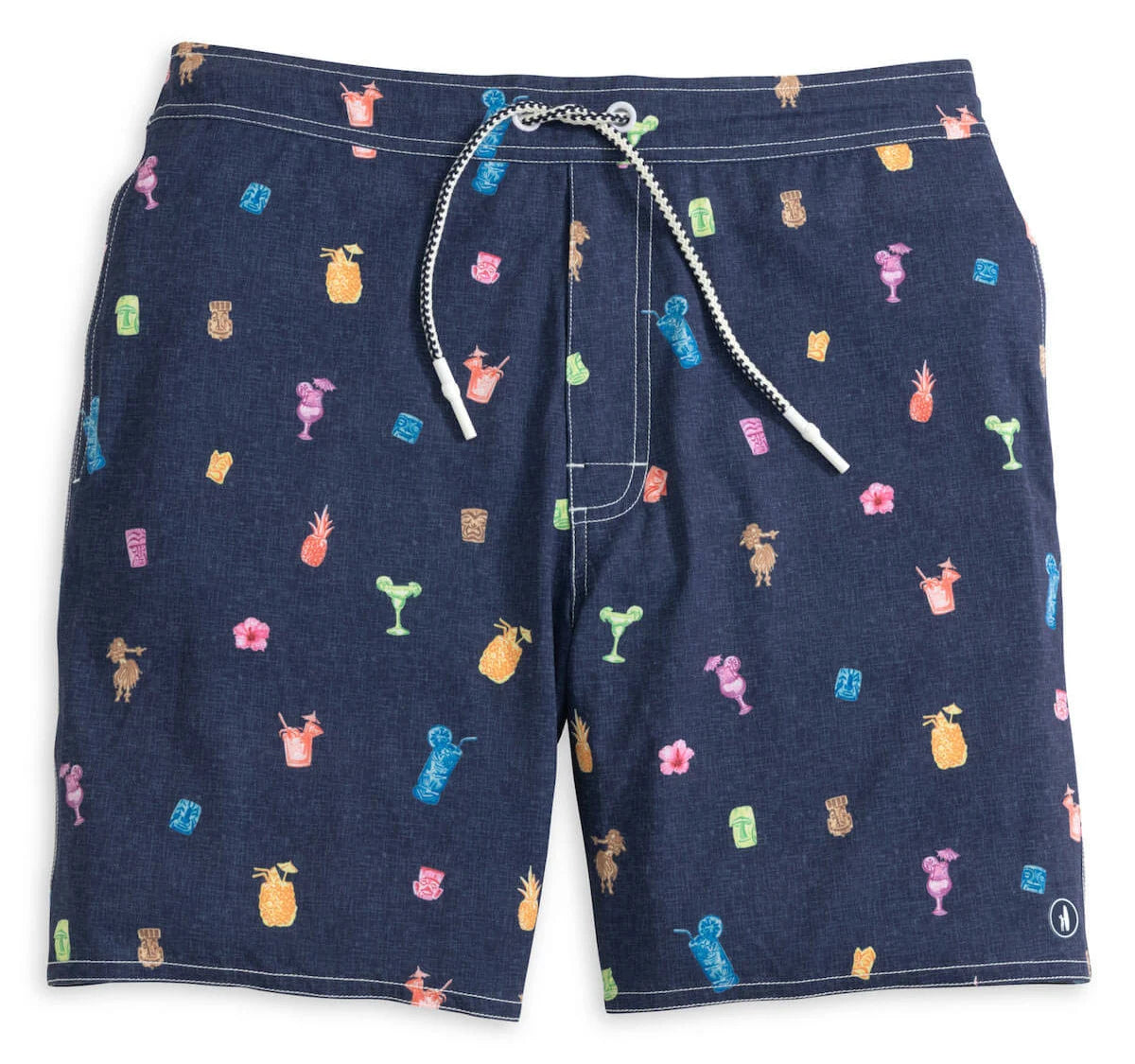 johnnie-O Mens Kanaloa Half Elastic 7" Surf Shorts