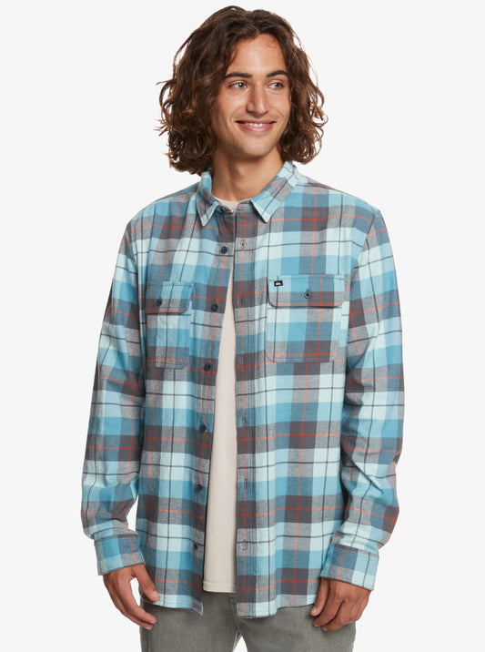 Quiksilver Mens Kinsale Stretch Flannel Shirt