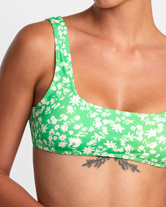 RVCA Damen Garden Party Bralette-Bikinioberteil mit Spitzenrücken