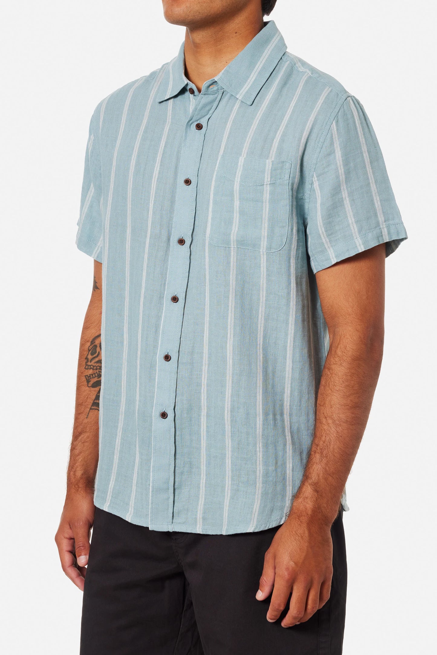 Katin Mens Alan Short Sleeve Button Up Shirt