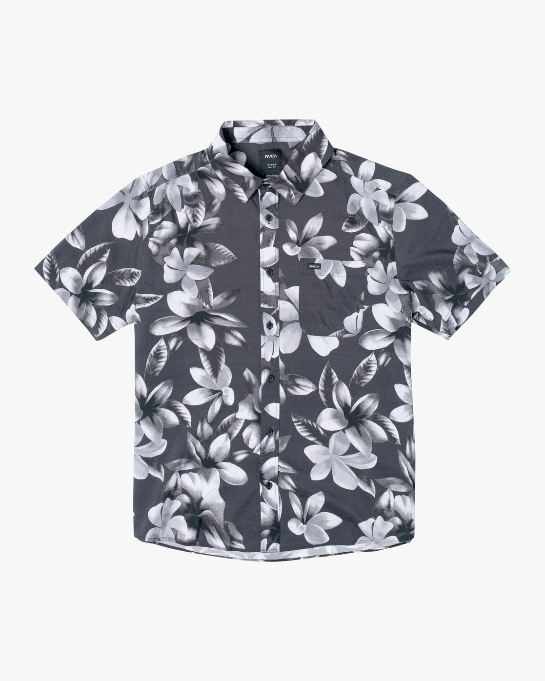 Chemise boutonnée à manches courtes et motif floral Lanai pour homme RVCA